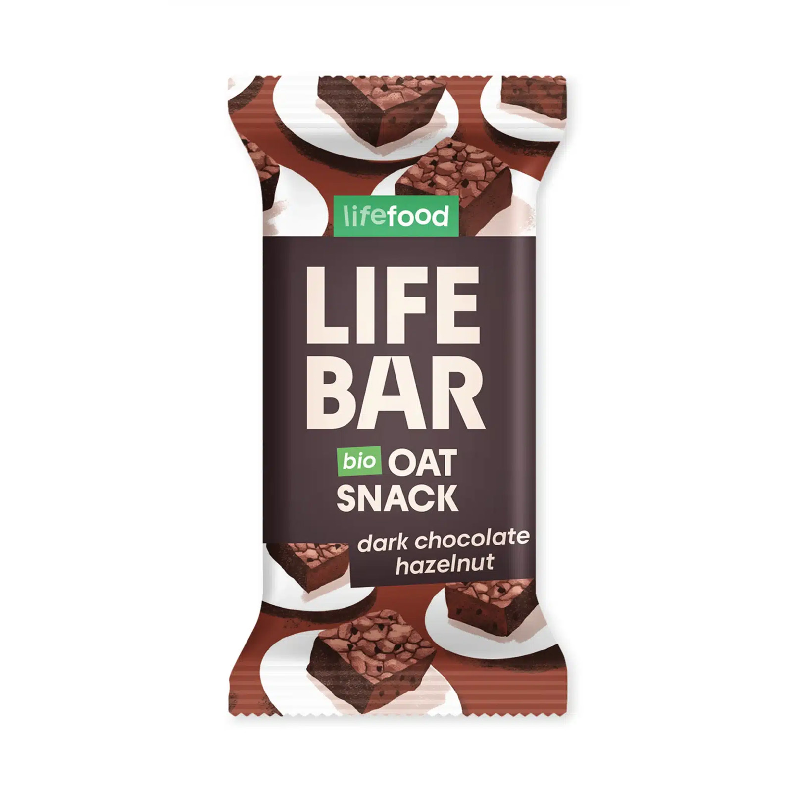 Havrebar Mørk Chokolade Hasselnød øko Glutenfri