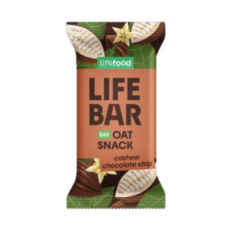 Glutenfri havrebar snack med cashew og chokolade