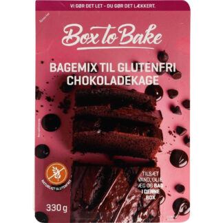 Glutenfri bagemix chokoladekage