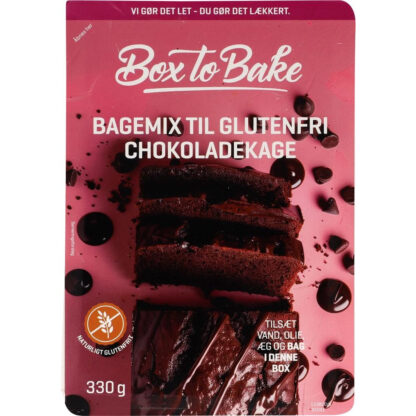 Glutenfri bagemix chokoladekage
