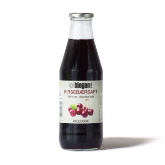 Biogan kirsebærsaft, økologisk Økologisk kirsebærsaft
