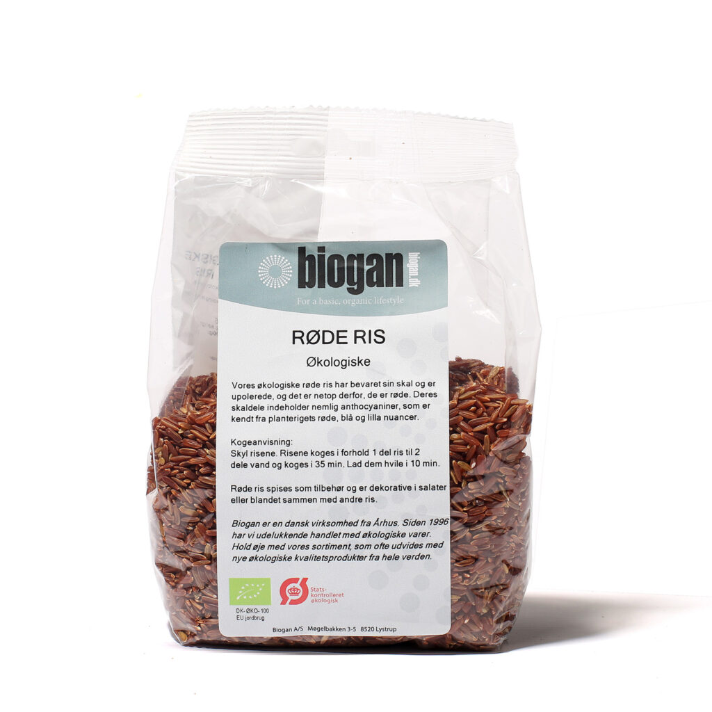 Røde ris, Biogan | Økologisk | Naturlig glutenfri | Altid hurtig levering