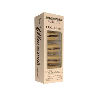 Glutenfri macarons chokolade