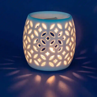 Duftlampe i fedtsten Geo Flower
