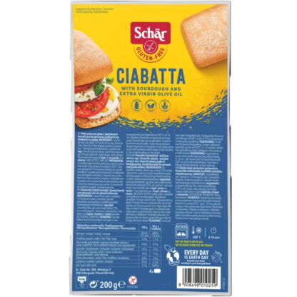 Glutenfri ciabatta Schär - OBS bedst før 170425