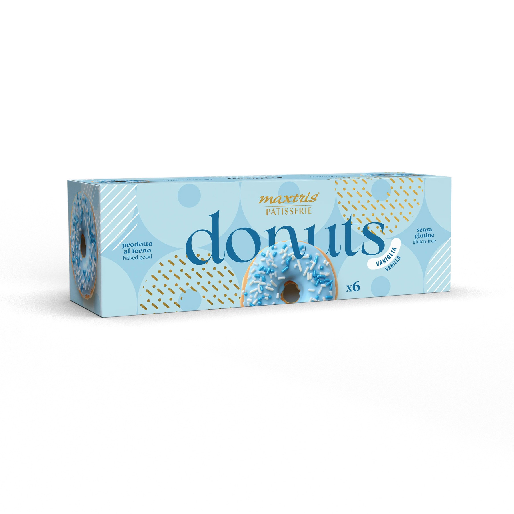 Glutenfri donuts vanilje - OBS bedst før 14-11-2025