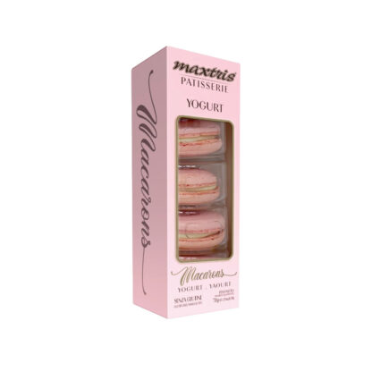 Glutenfri macarons yoghurt