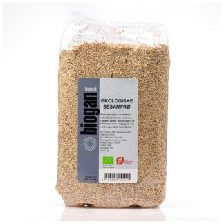 Sesamfrø, økologiske 1 kg Biogan - OBS kan indeholde spor af gluten