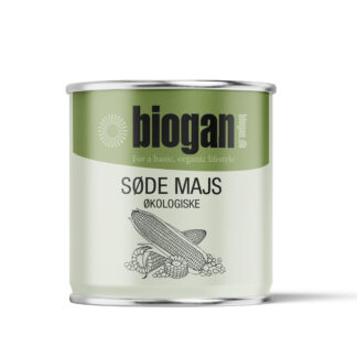Søde majs på dåse, økologisk