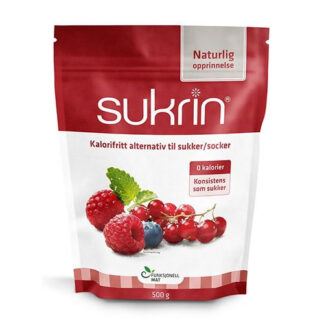Sukrin rød sukkererstatning