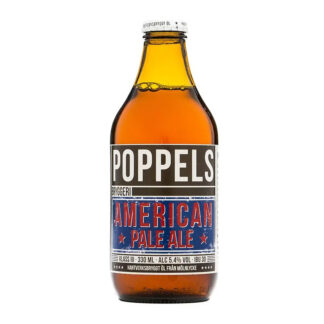 Poppels glutenfrie american pale ale øl på flaske Glutenfri American Pale Ale