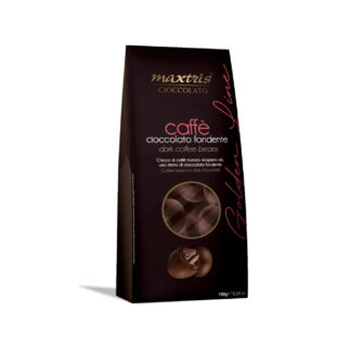 Mørk chokolade med kaffebønner