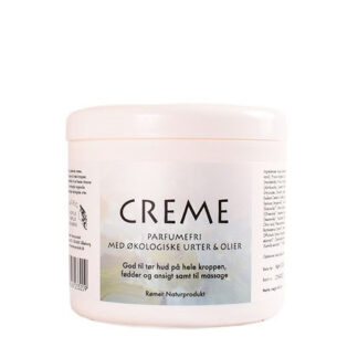 Parfumefri Creme med økologiske urter og olier