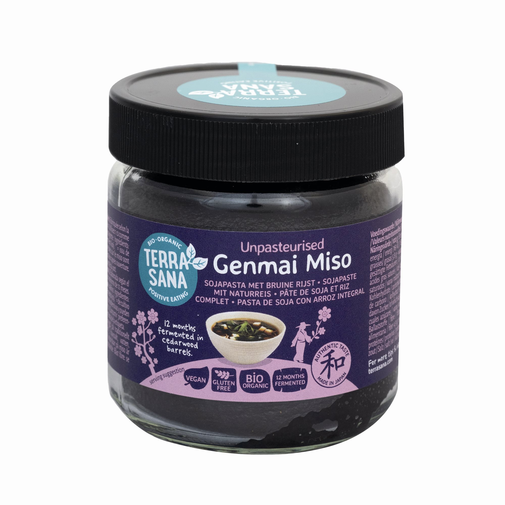 Glutenfri genmai miso økologisk