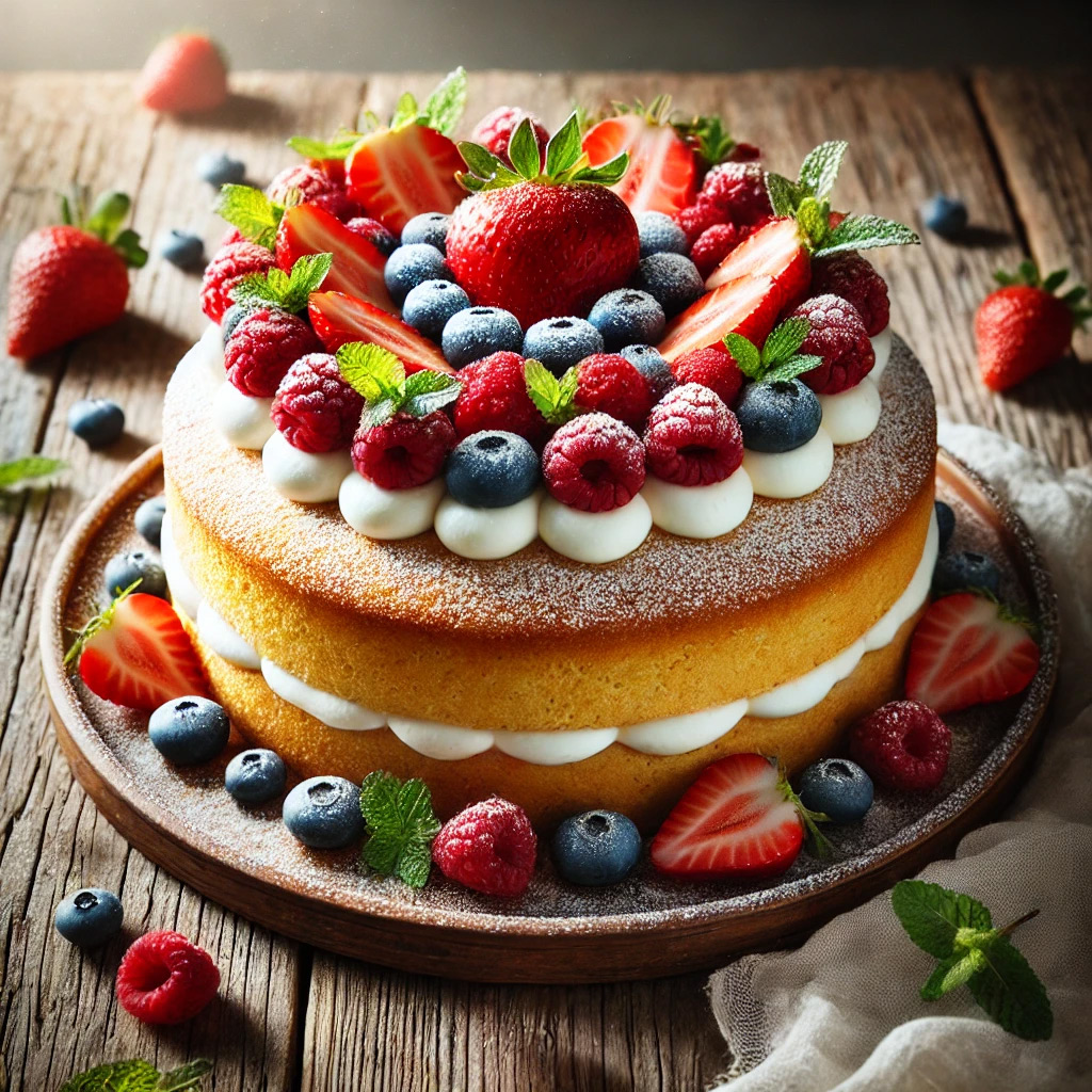 Fantastisk glutenfri sommerkage
