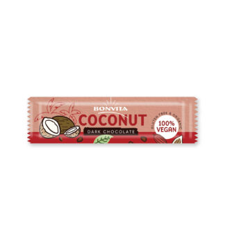 Kokosbar med mørk chokolade øko, vegan og glutenfri