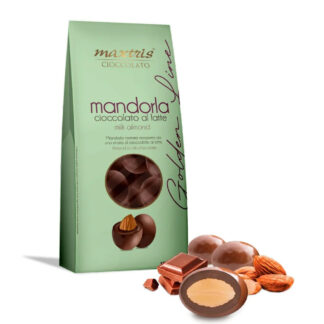 Mandler overtrukket af glutenfri mælkechokolade
