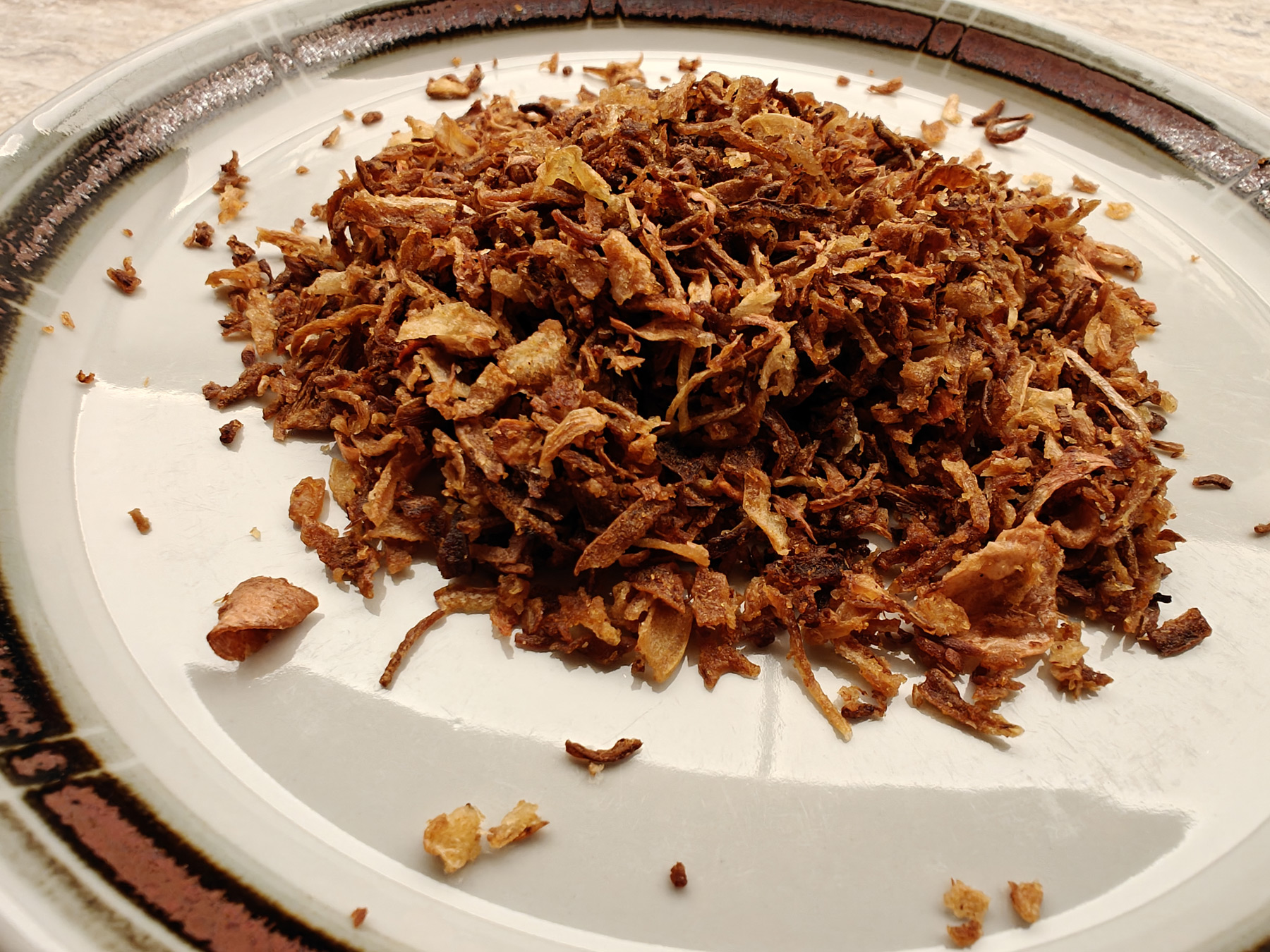 Ristede løg uden gluten