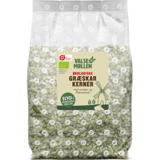 Græskarkerner 1 kg, økologiske Valsemøllen