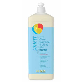 Neutral flydende vaskemiddel til uld og silke fra Sonett Vaskemiddel uld og silke Neutral