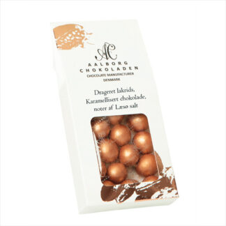 Karamelliseret saltlakridschokolade glutenfri dragee