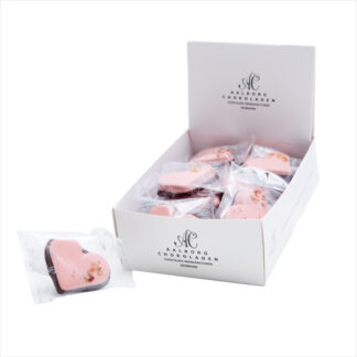 Marcipanhjerte med jordbærchokolade, Aalborg Chokoladen