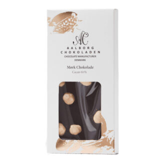 Mørk chokolade med hasselnødder, Aalborg Chokoladen