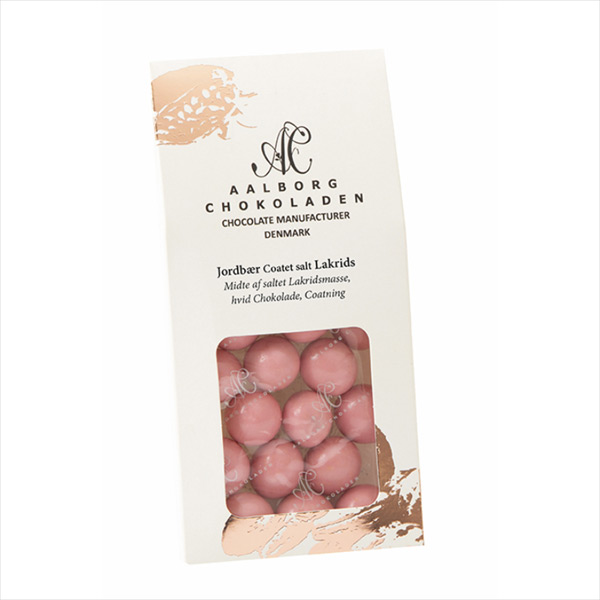 Jordbær Coated Saltlakrids, Aalborg Chokoladen
