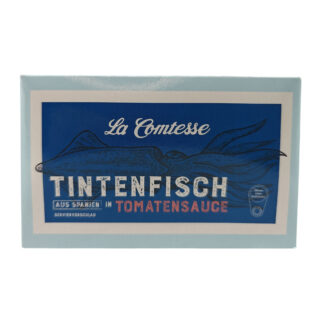 Blæksprutte i tomatsauce