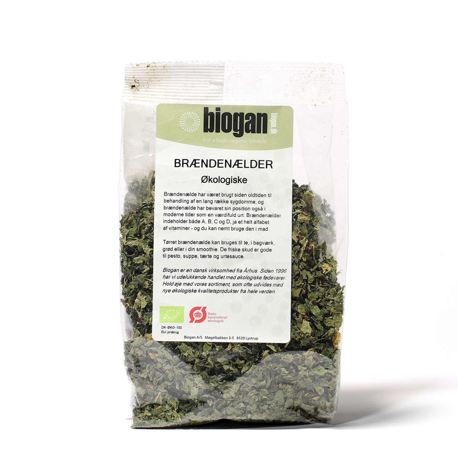 Brændenælder Østrig Økologisk - 50 gram - Biogan