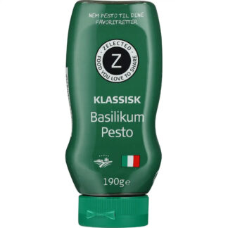 Basilikum pesto i squeeze flaske