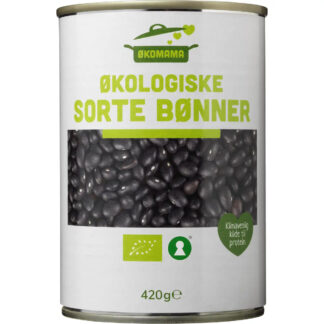 Økologiske sorte bønner