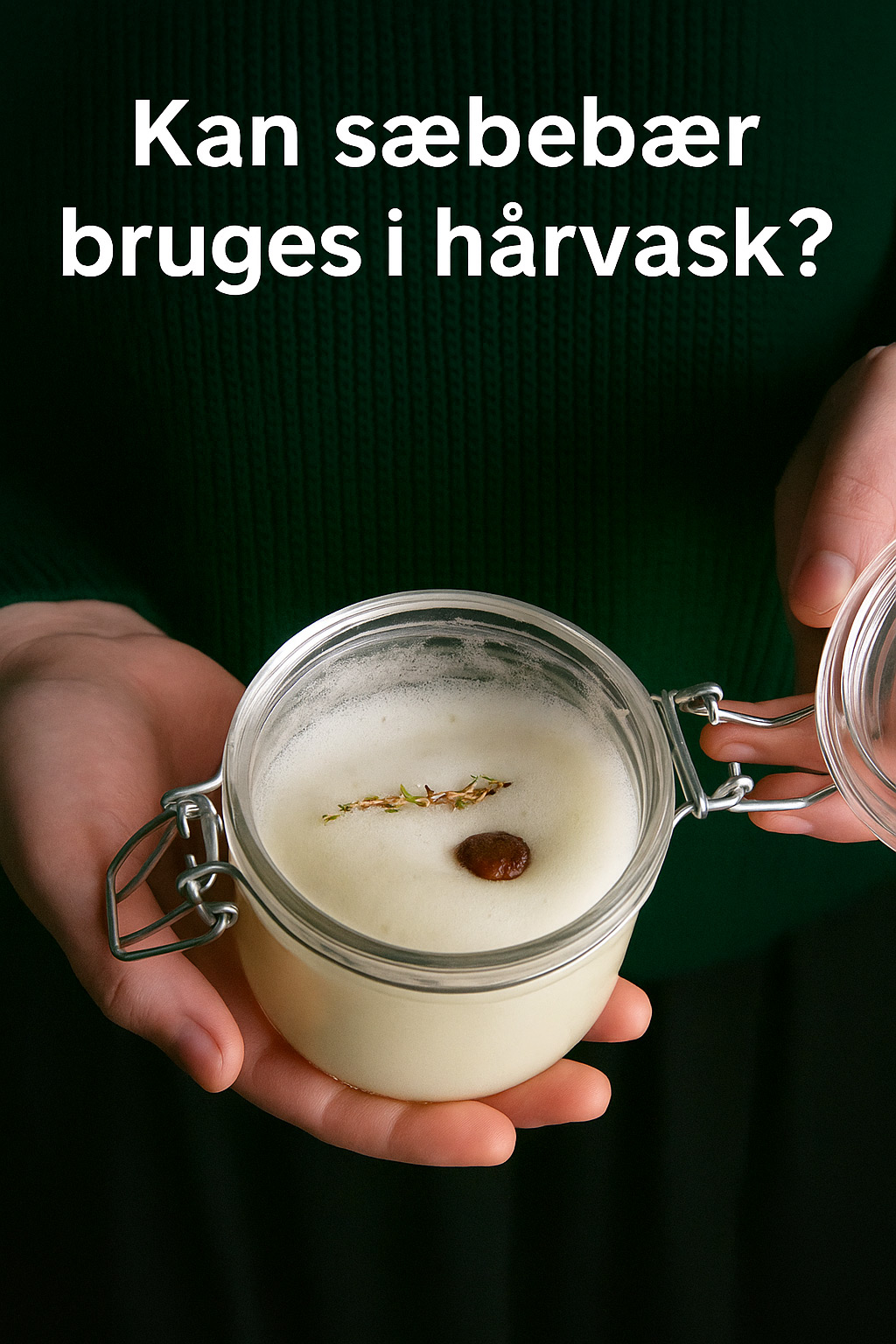 Kan sæbebær bruges i hårvask?