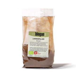 Økologiske lakridspulver fra danske Biogan Lakridspulver