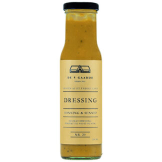 De 5 Gaarde dressing med honning og sennep Dressing med honning og sennep