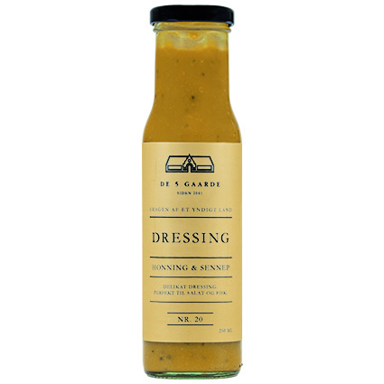 Honning sennep dressing, De 5 Gaarde
