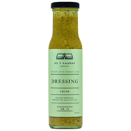 Urter dressing, De 5 Gaarde