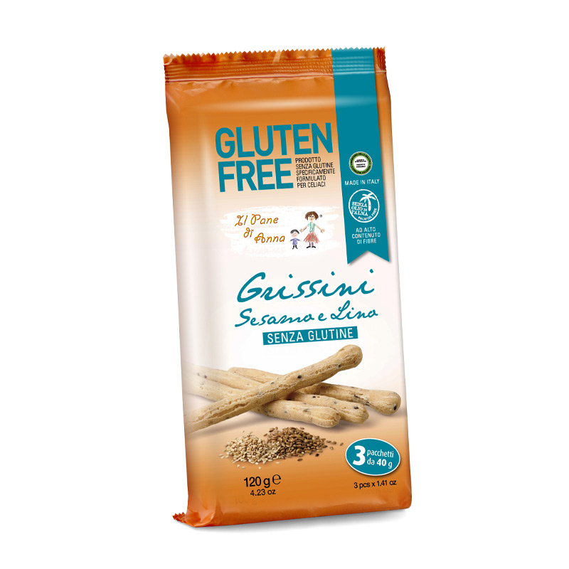 Glutenfri Grissini med sesam