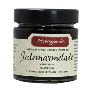 Lille glas Hybengaarden julemarmelade Julemarmelade lille glas