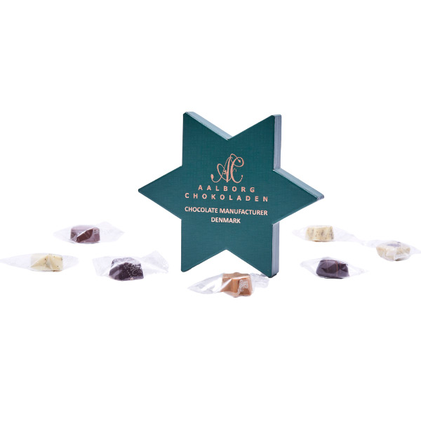 Julestjernen m 7 chokolader, Aalborg Chokoladen