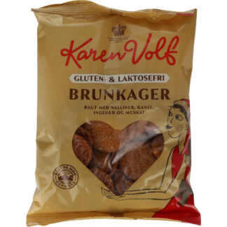 Karen Volf glutenfri og laktosefri brunkager Glutenfri brunkager, laktosefri
