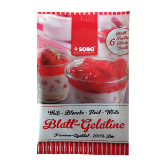 6 blade husblas, gelantine økologis Økologisk husblas gelantine