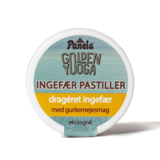 Ingefærpastiller med gurkemejesmag