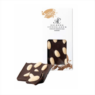 Aalborg Chokoladens julechokolade med mandler Glutenfri julechokolade med ristede mandler