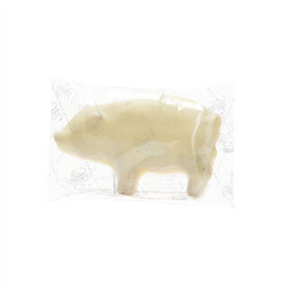 Glutenfri marcipangris med hvid chololade og lakrids