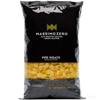 Massimo Zero glutenfri pipe rigate pasta i 1 kg pose Glutenfri pipe rigate pasta