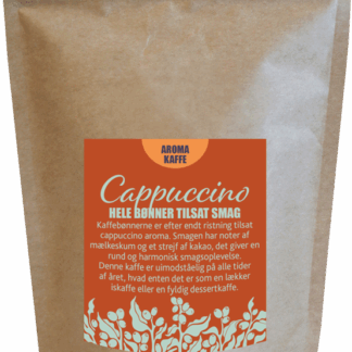 Hele kaffebønner med cappuccinosmag