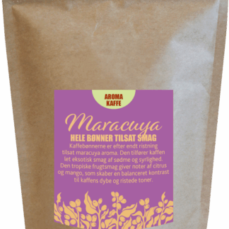 Hele kaffebønner med maracyua smag