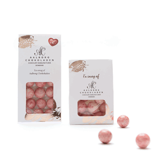 Jordbærganache dragee