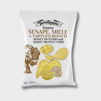 Glutenfri chips med sennep honning og hvid trøffel